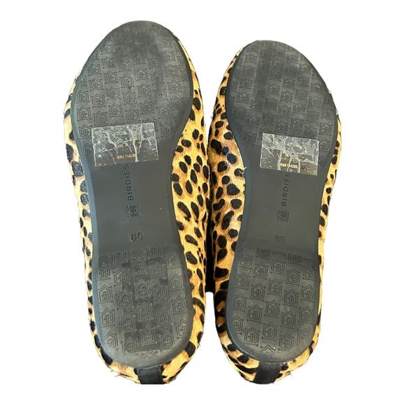 Birdies The Sterling Slip on Smoking Loafer in Cheetah Calf Hair 6.5 - Picture 5 of 10